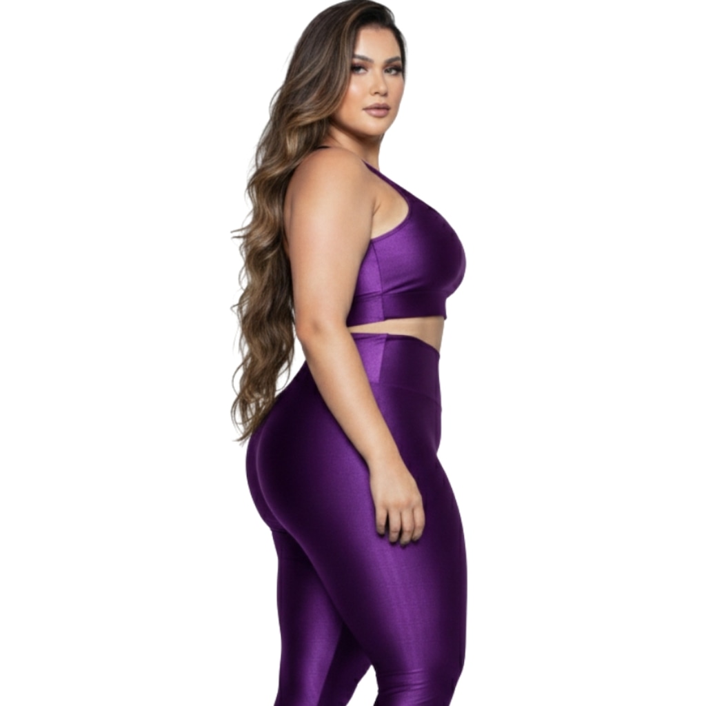 Imagem 2 do produto Top Fitness Plus Size New Zig 3D Vekyo com Bojo - Feminino