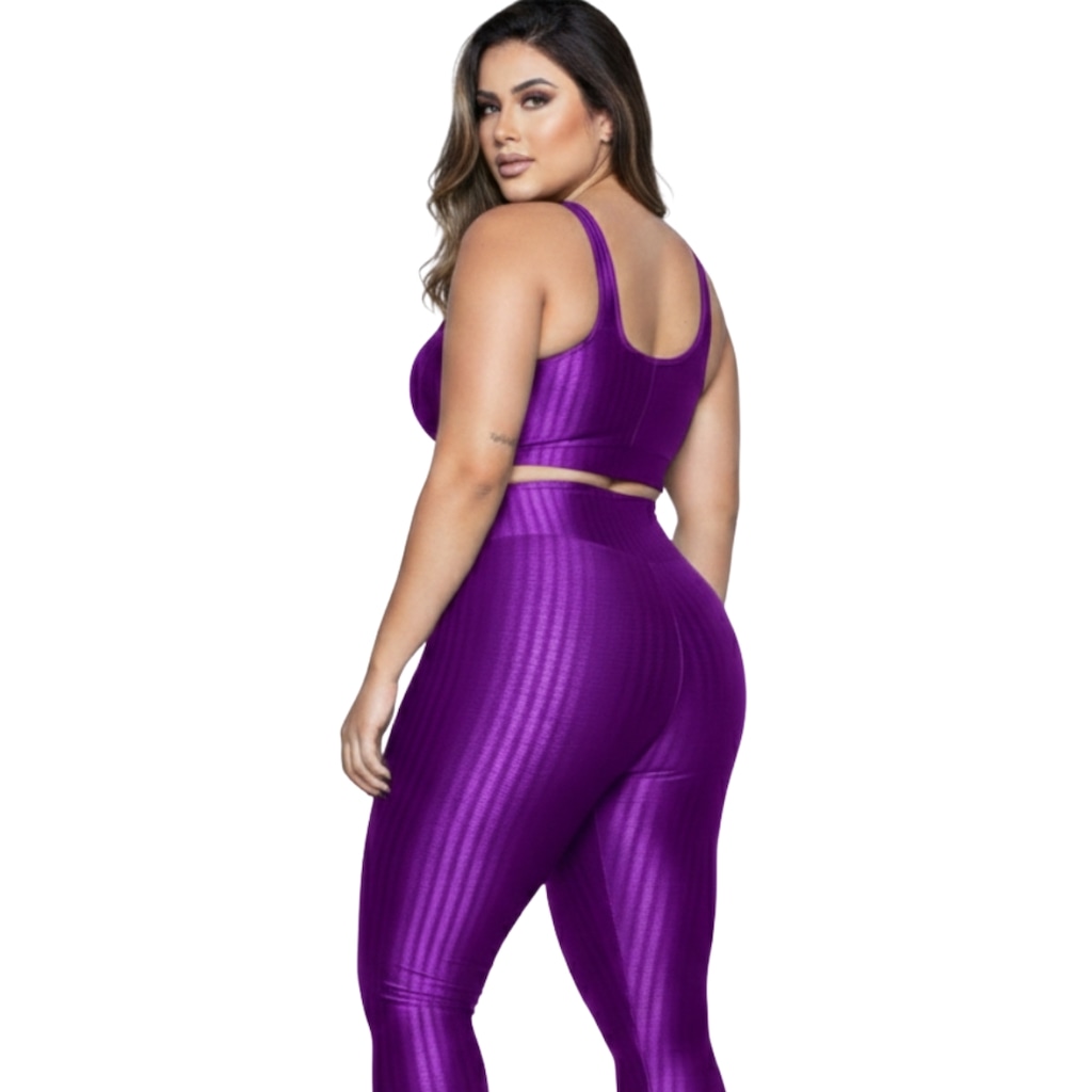 Imagem 3 do produto Top Fitness Plus Size New Zig 3D Vekyo com Bojo - Feminino
