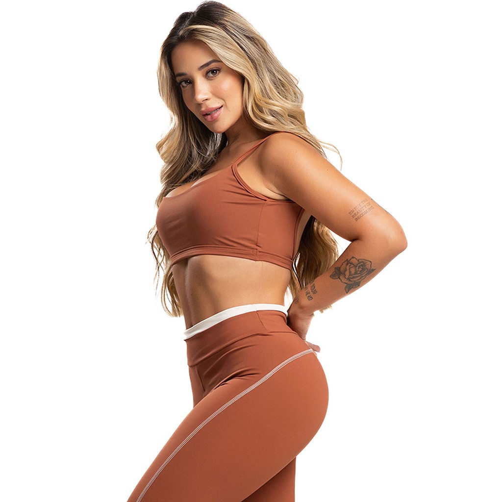 Imagem 2 do produto Top Alcinha Costas Mvb Modas Nua Poliamida - Feminino