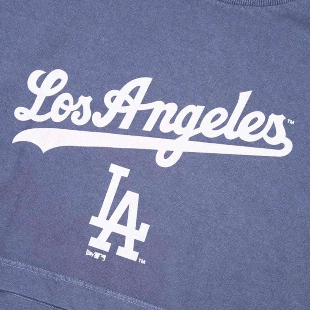 Imagem 3 do produto Cropped New Era MLB Los Angeles Dodgers Classic - Feminino