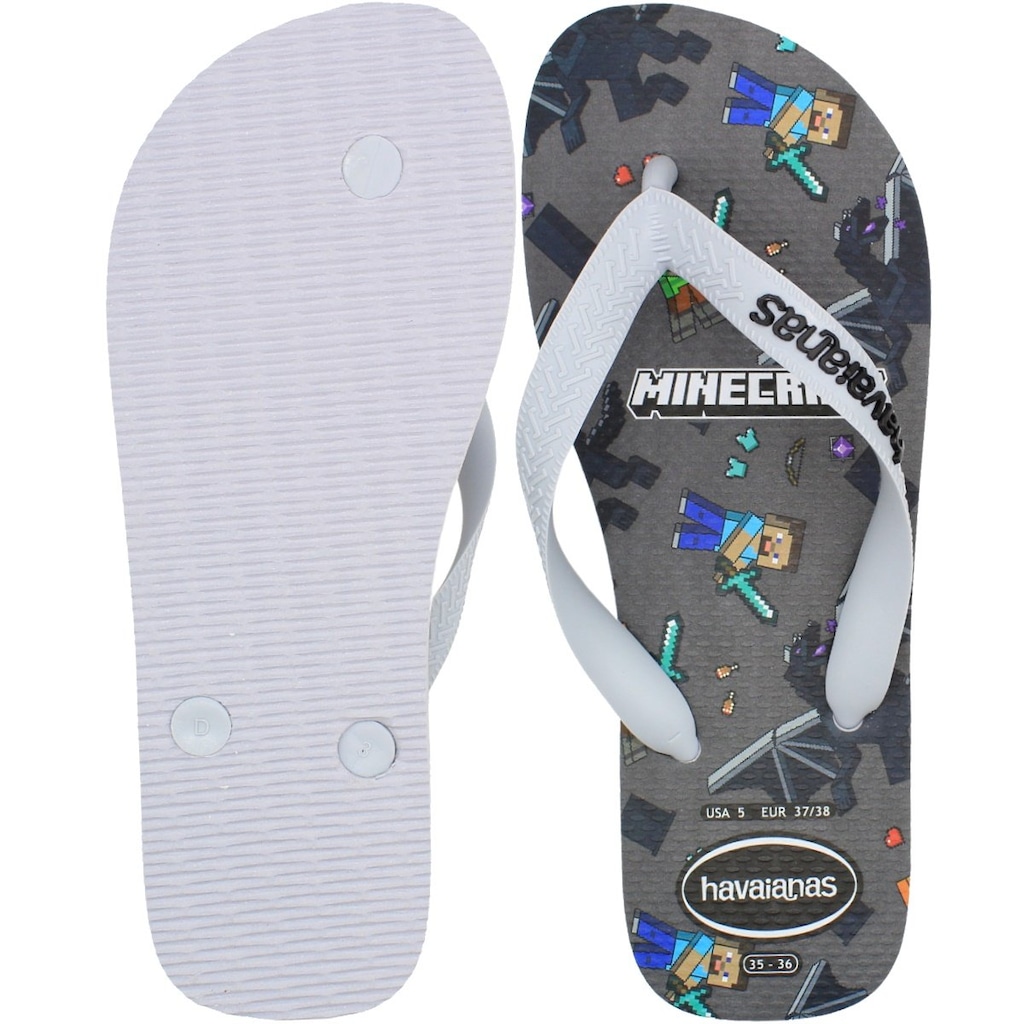 Imagem 3 do produto Chinelo de Dedo Havaianas Minecraft Launcher Menino - Infantil