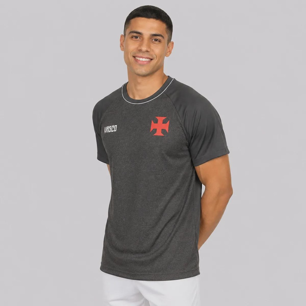 Imagem 3 do produto Camisa Vasco Febre Mescla Masculina