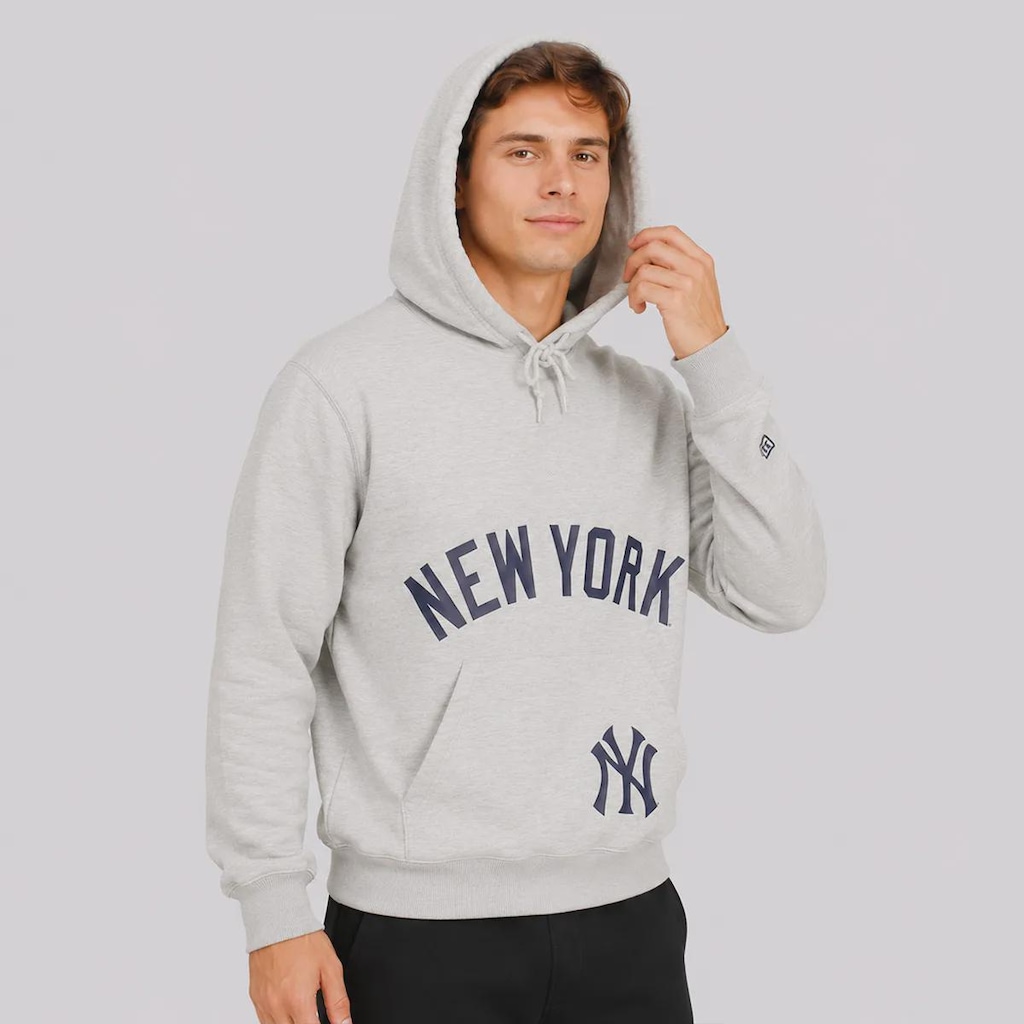 Imagem 2 do produto Blusão de Moletom New Era New York Yankees College com Capuz Masculino