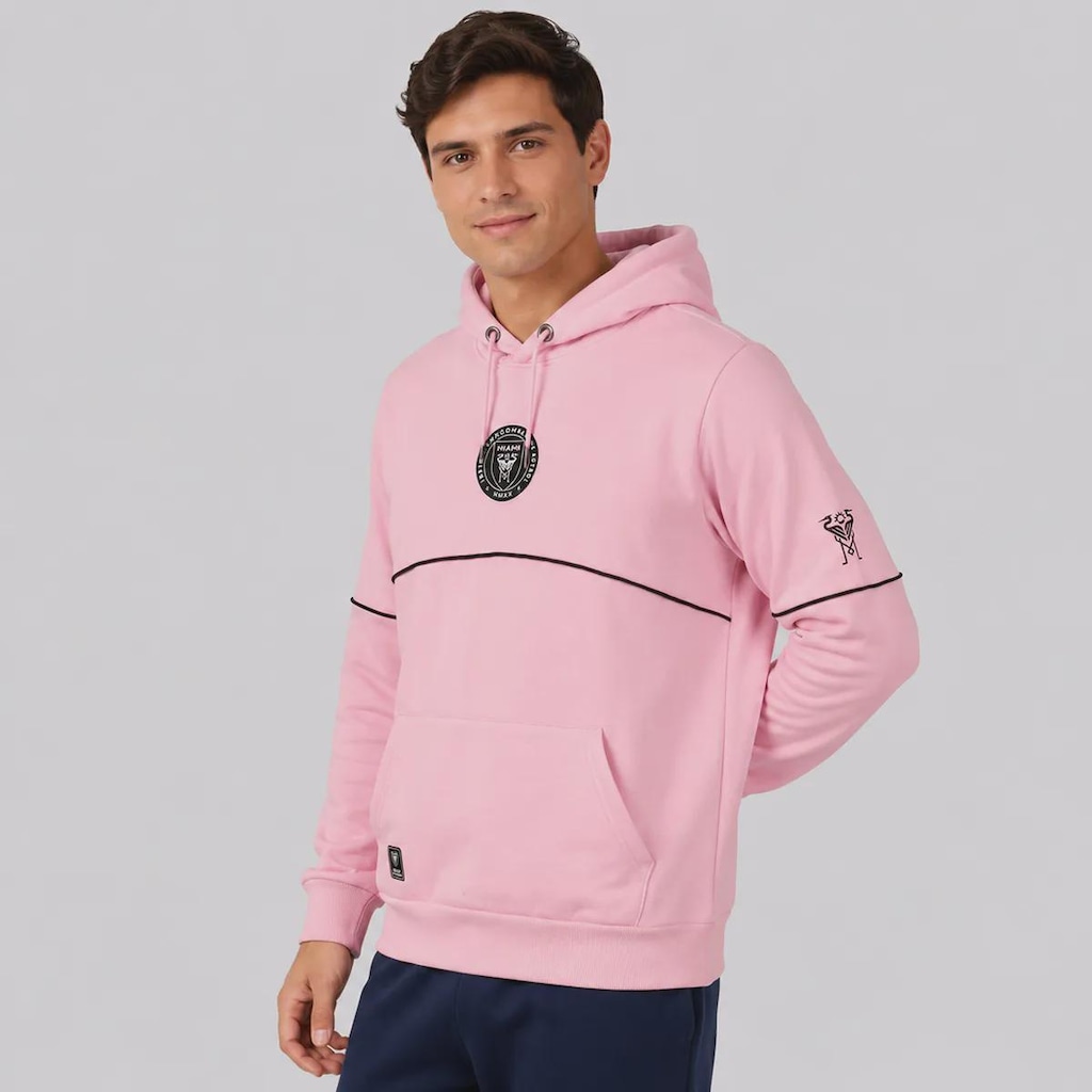 Imagem 2 do produto Blusão de Moletom Inter Miami Canguru Masculino