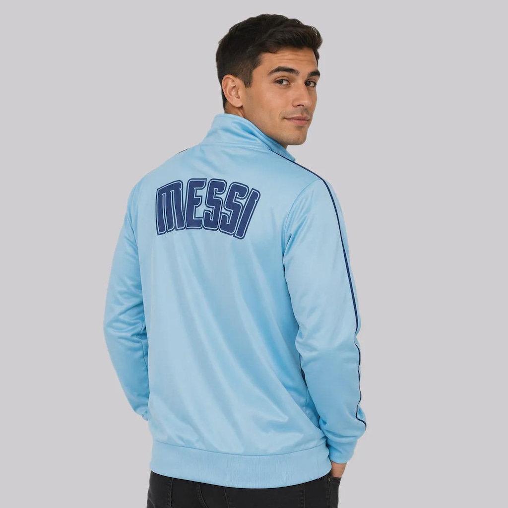 Imagem 3 do produto Jaqueta Argentina Messi Helanca Masculina