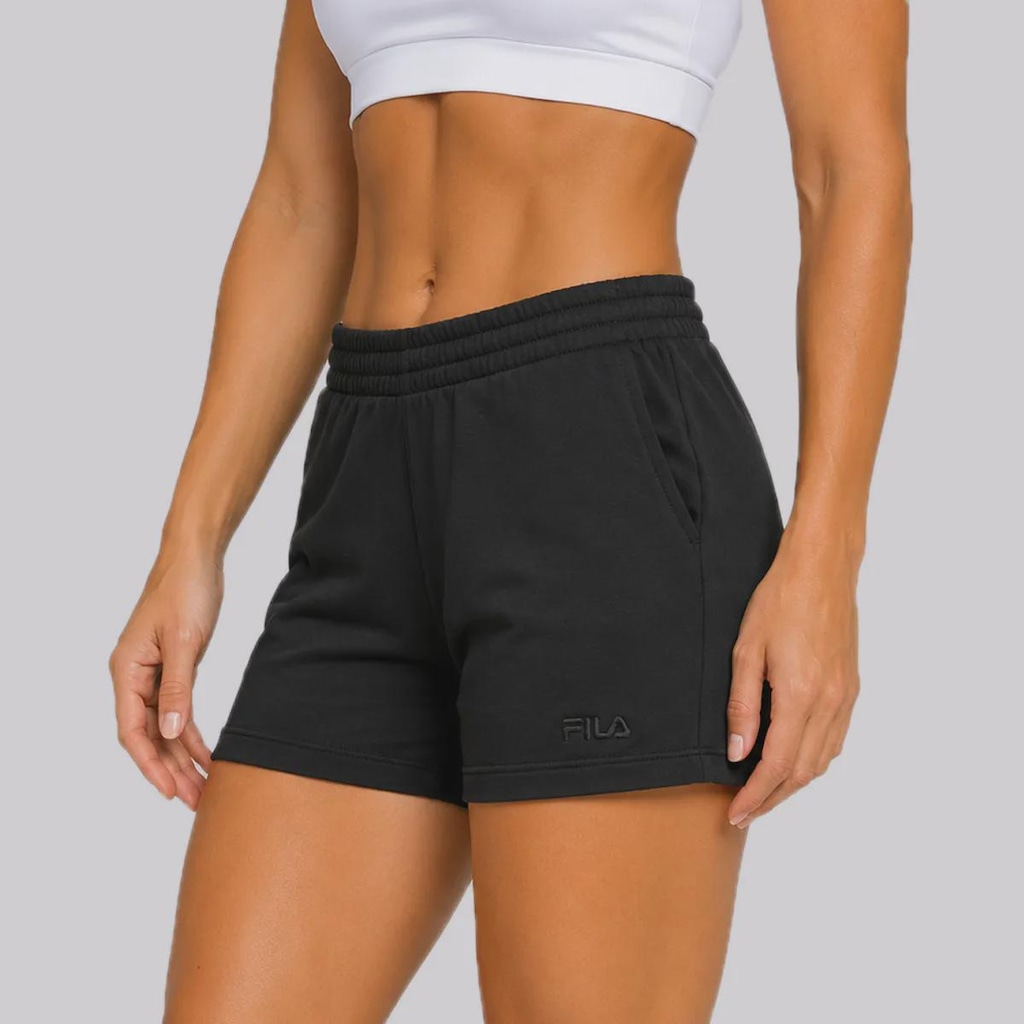 Imagem 2 do produto Short Fila Slim Classic All Black Feminino
