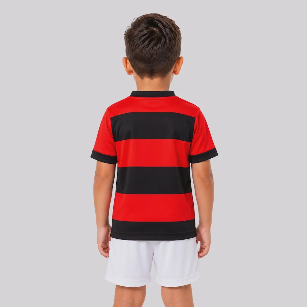 Imagem 4 do produto Kit Uniforme de Futebol do Flamengo Baby Infantil