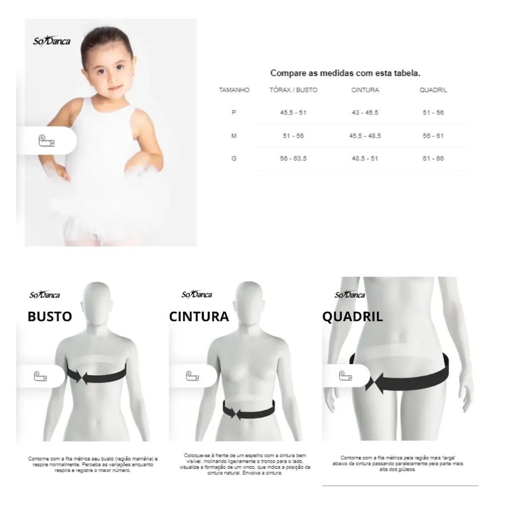 Imagem 3 do produto Collant Infantil Regata Lilian Só Dança A009 Ballet
