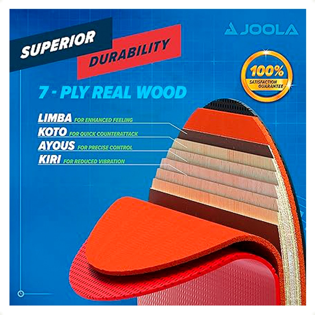 Imagem 3 do produto Raquete Tênis de Mesa Joola Infinity Balance