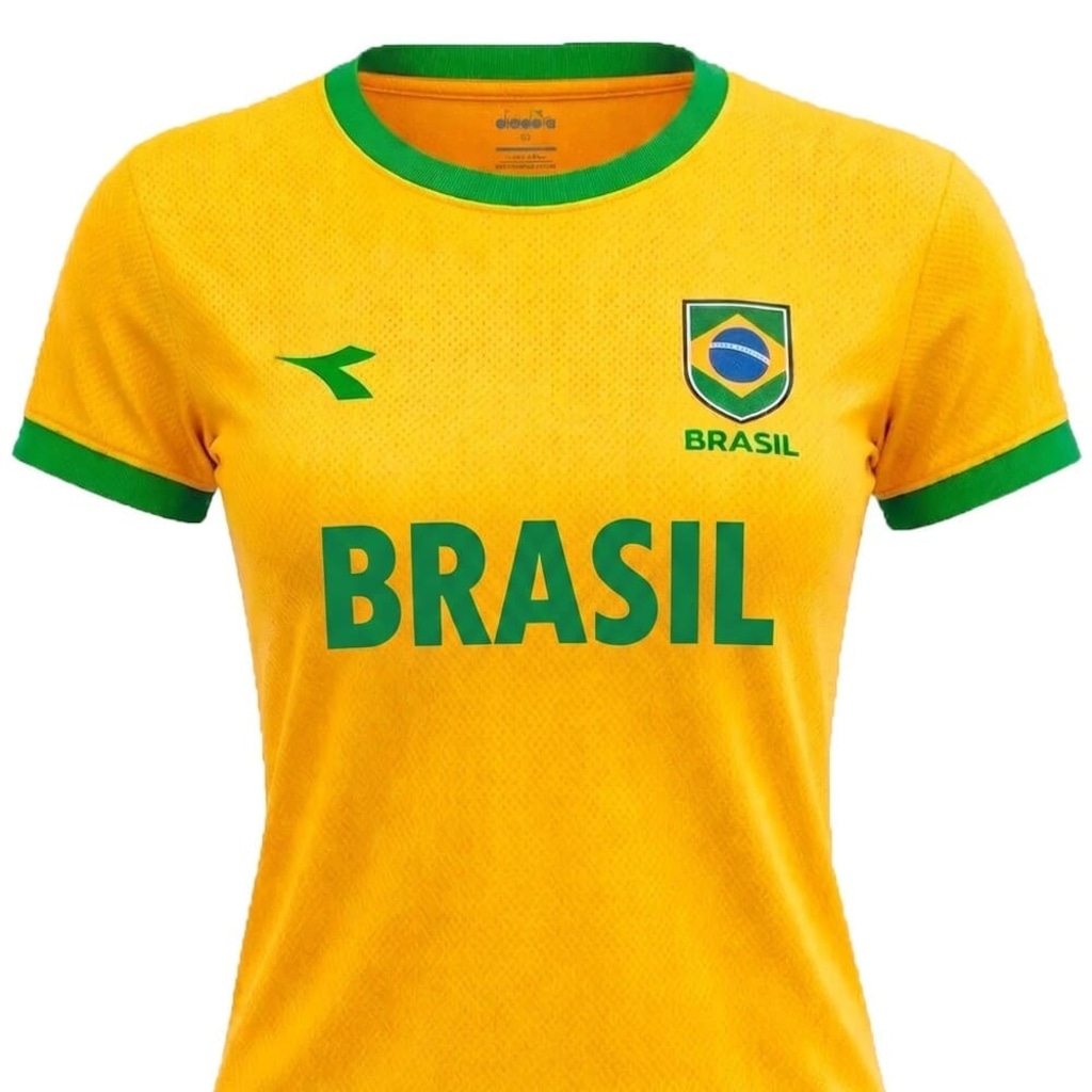Imagem 3 do produto Camiseta do Brasil Diadora Campione - Feminina