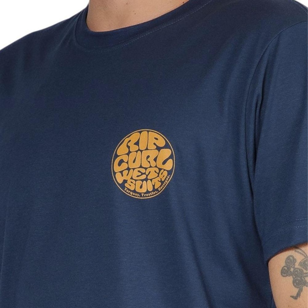 Imagem 3 do produto Camiseta Rip Curl Front Wettie Light Navy - Masculina