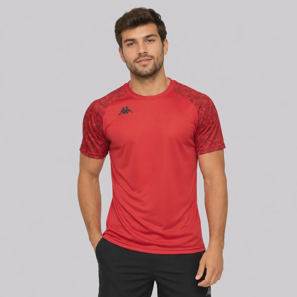 Imagem 2 do produto Kit Camiseta Kappa Garret Shelty e Johnson Masculino - 3 Unidades