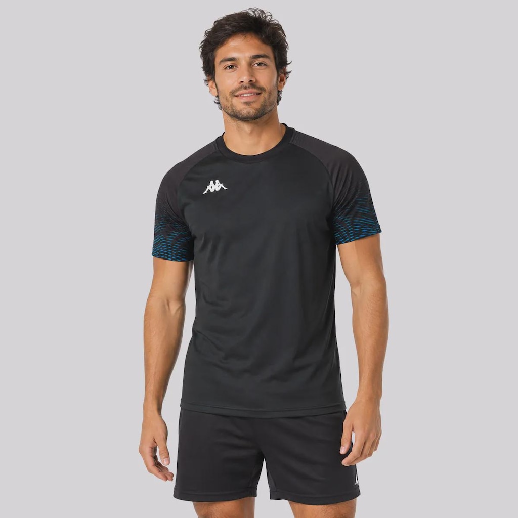 Imagem 4 do produto Kit Camiseta Kappa Garret Shelty e Johnson Masculino - 3 Unidades