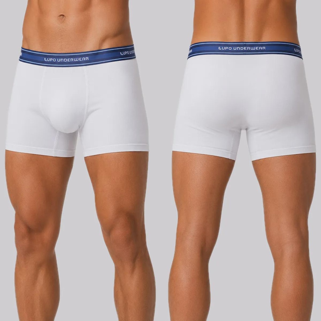 Imagem 2 do produto Kit Cueca Boxer Lupo Com Elastano Masculino - 2 Unidades