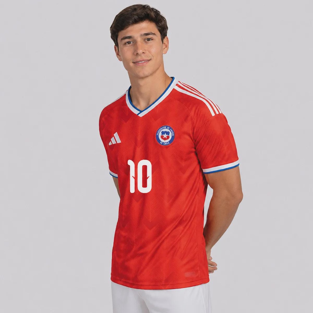 Imagem 4 do produto Camisa Chile Home 26/27 10 D. Osorio Adidas Masculina