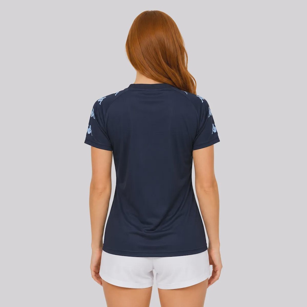 Imagem 5 do produto Kit Camiseta Kappa Zurich e Athens Feminino - 3 Unidades