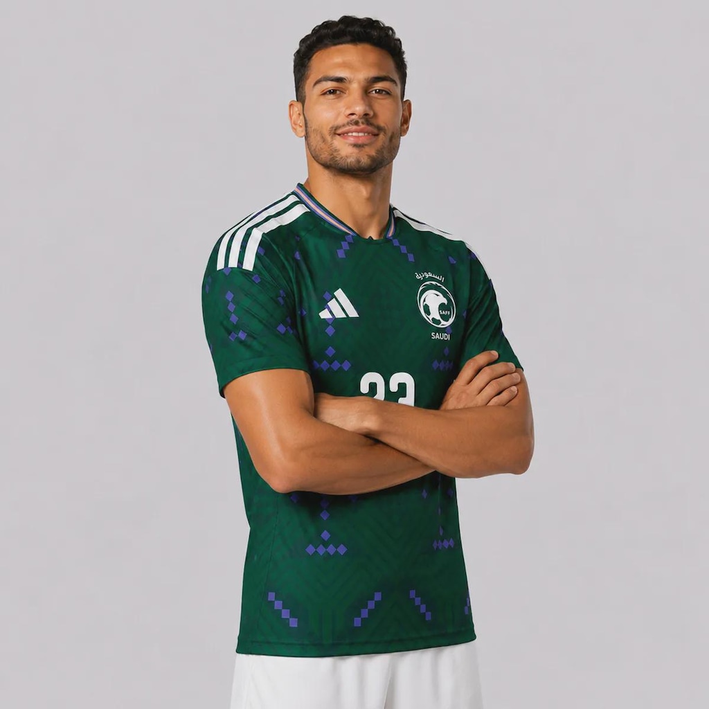 Imagem 3 do produto Camisa Arábia Saudita Home 26/27 23 M. Kanno Adidas Masculina