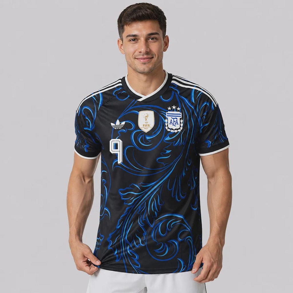 Imagem 2 do produto Camisa Argentina II 26/27 9 J. Álvarez Adidas Masculina