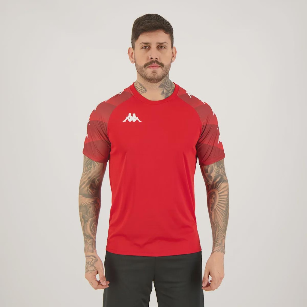 Imagem 4 do produto Kit Camiseta Kappa Tully Vatare e Raglany - Masculino - 3 Unidades