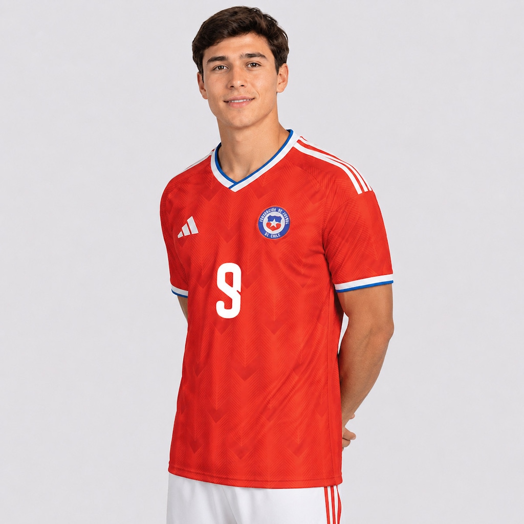 Imagem 4 do produto Camisa Chile I 26/27 9 A. Aravena Adidas Masculina
