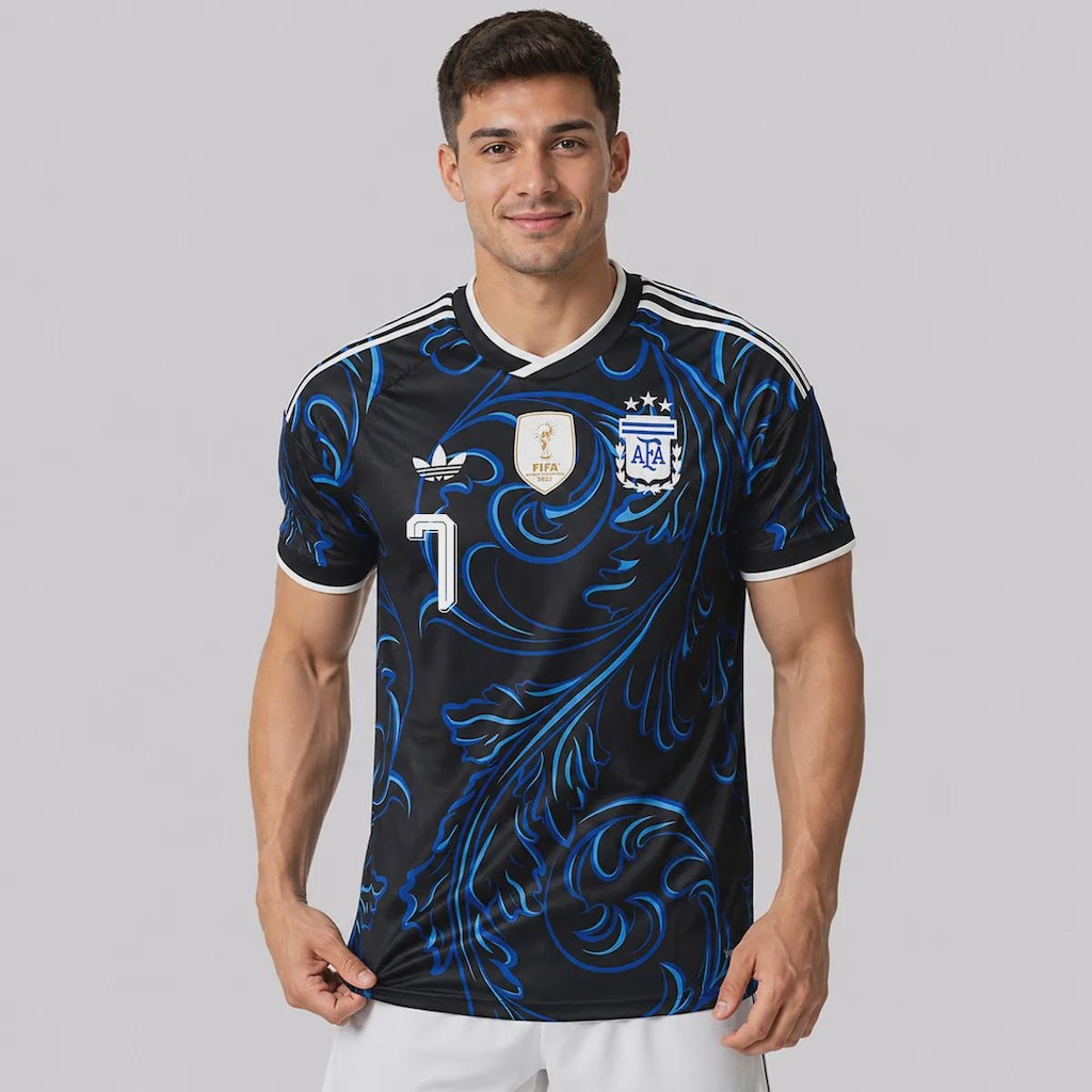 Imagem 2 do produto Camisa Argentina II 26/27 7 De Paul Adidas Masculina