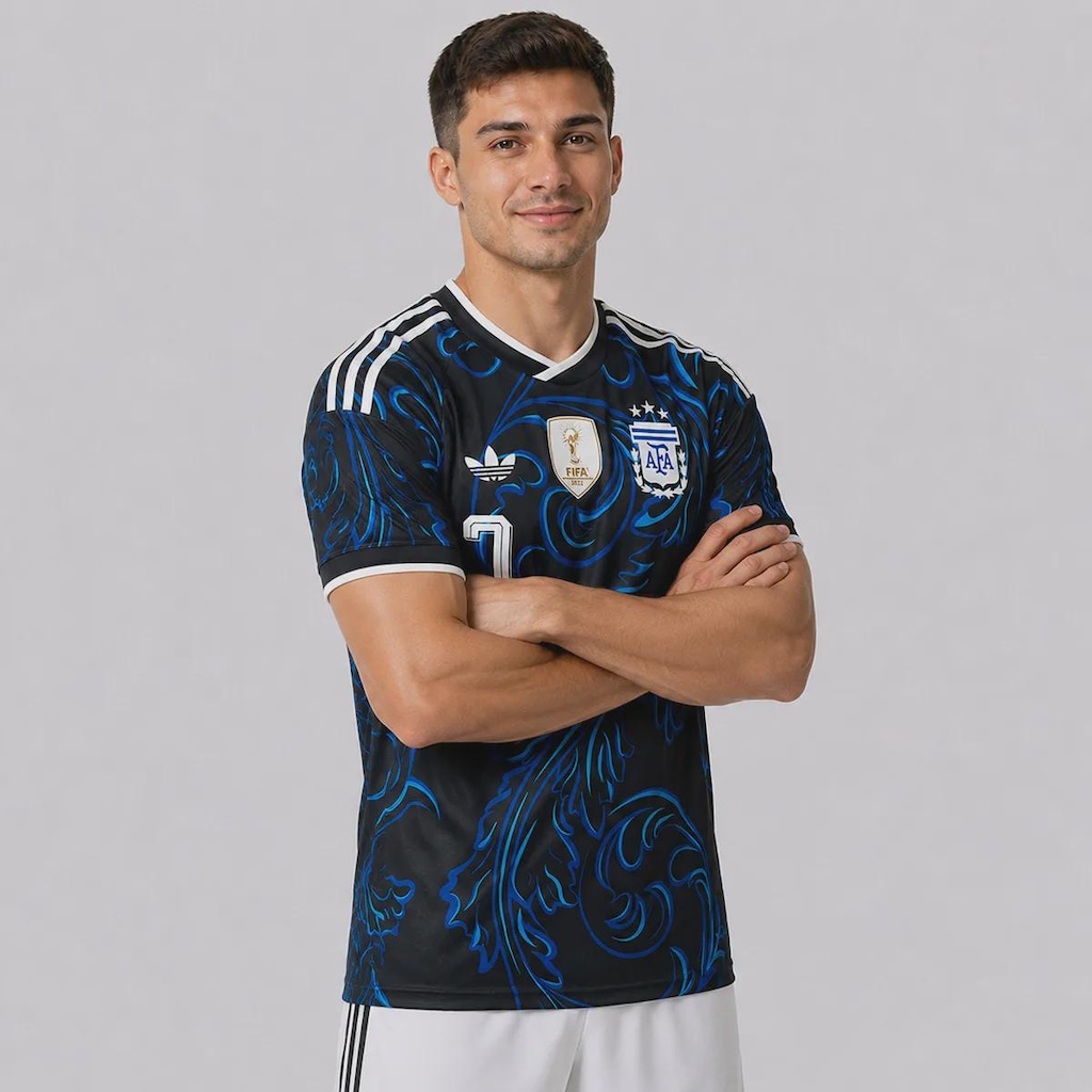 Imagem 3 do produto Camisa Argentina II 26/27 7 De Paul Adidas Masculina