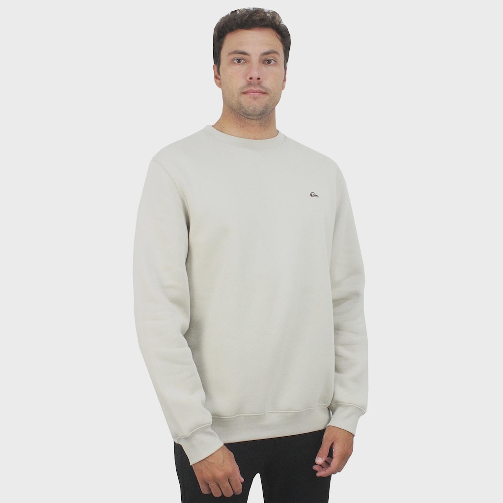 Imagem 3 do produto Moletom Quiksilver Embroidery Sand Importado - Masculino