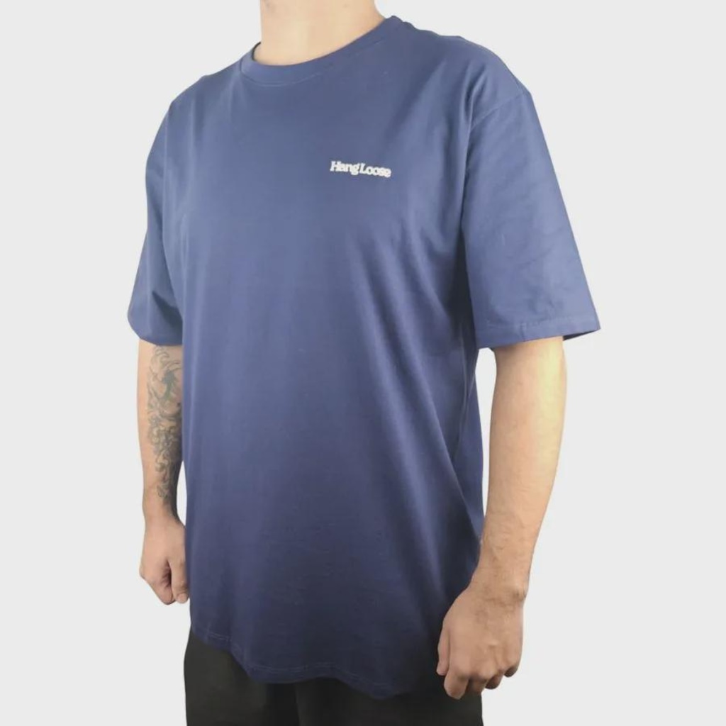 Imagem 3 do produto Camiseta Hang Loose Lettering Plus Size - Masculina