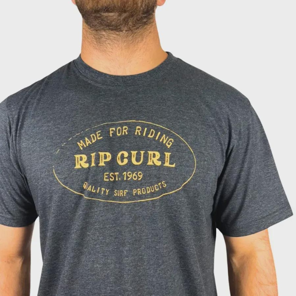 Imagem 2 do produto Camiseta Rip Curl Made For Riding Black Marle - Masculina