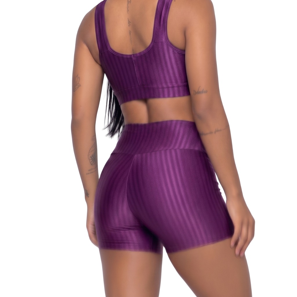 Imagem 3 do produto Short Fitness Ikat New Zig 3D Vekyo - Feminino