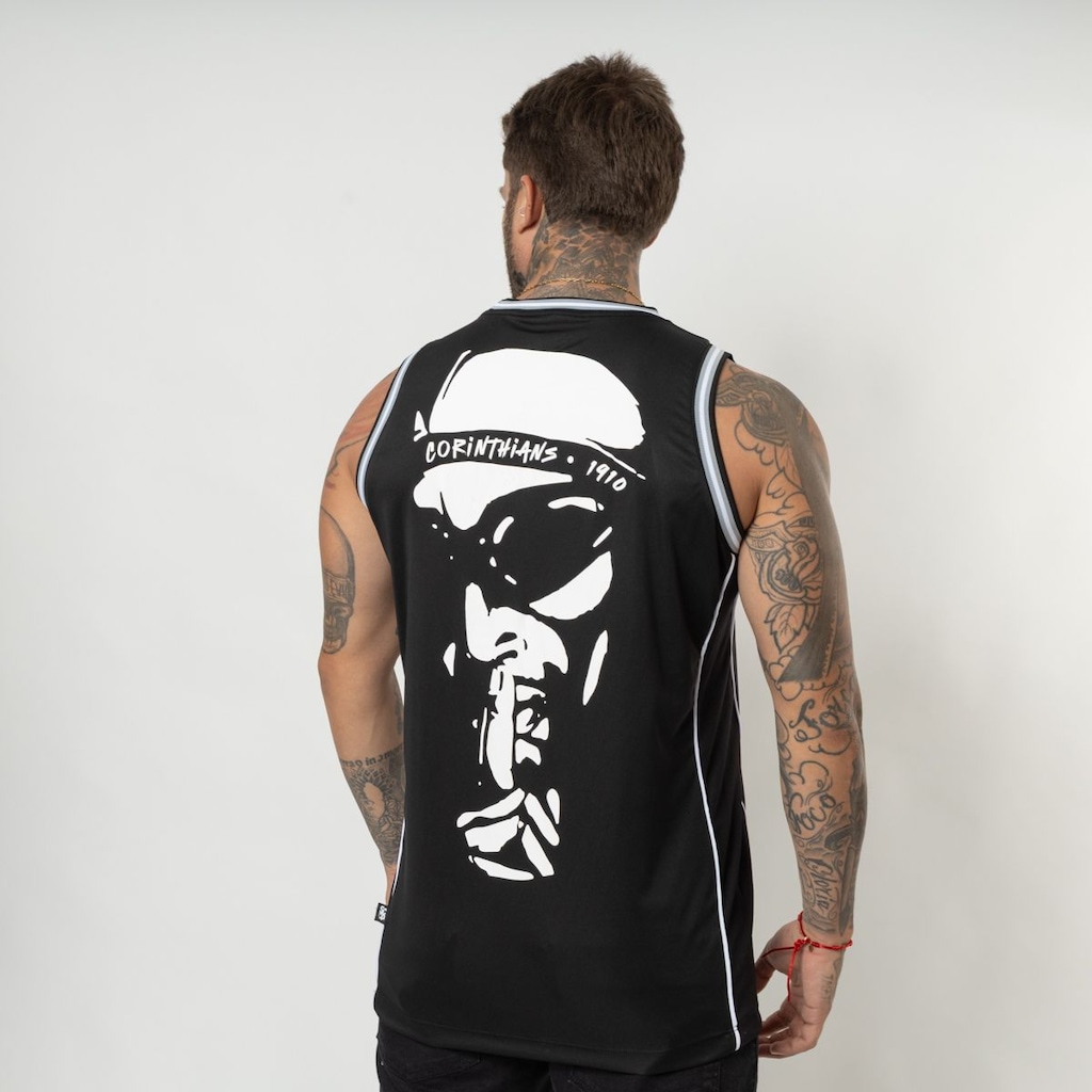 Imagem 2 do produto Camiseta Regata Masculina Corinthians Basquete x Sabotage