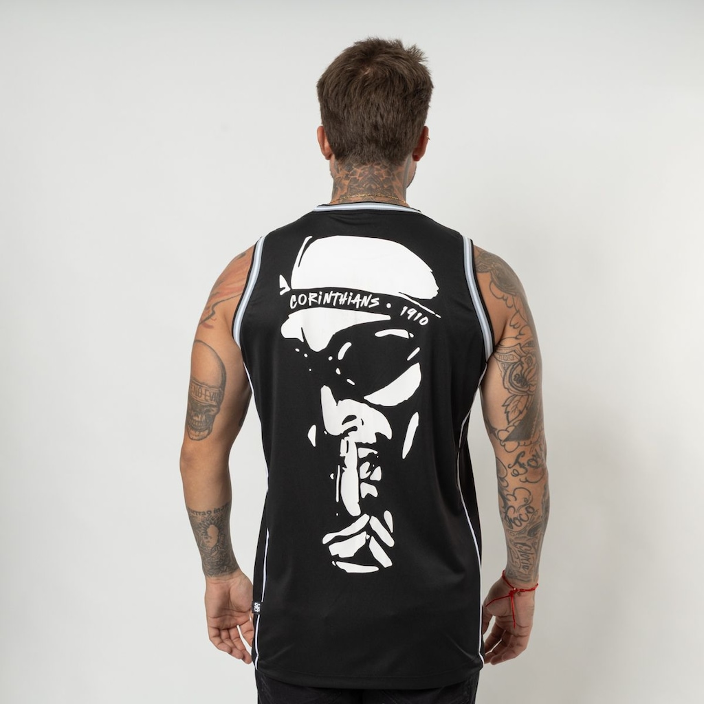 Imagem 4 do produto Camiseta Regata Masculina Corinthians Basquete x Sabotage