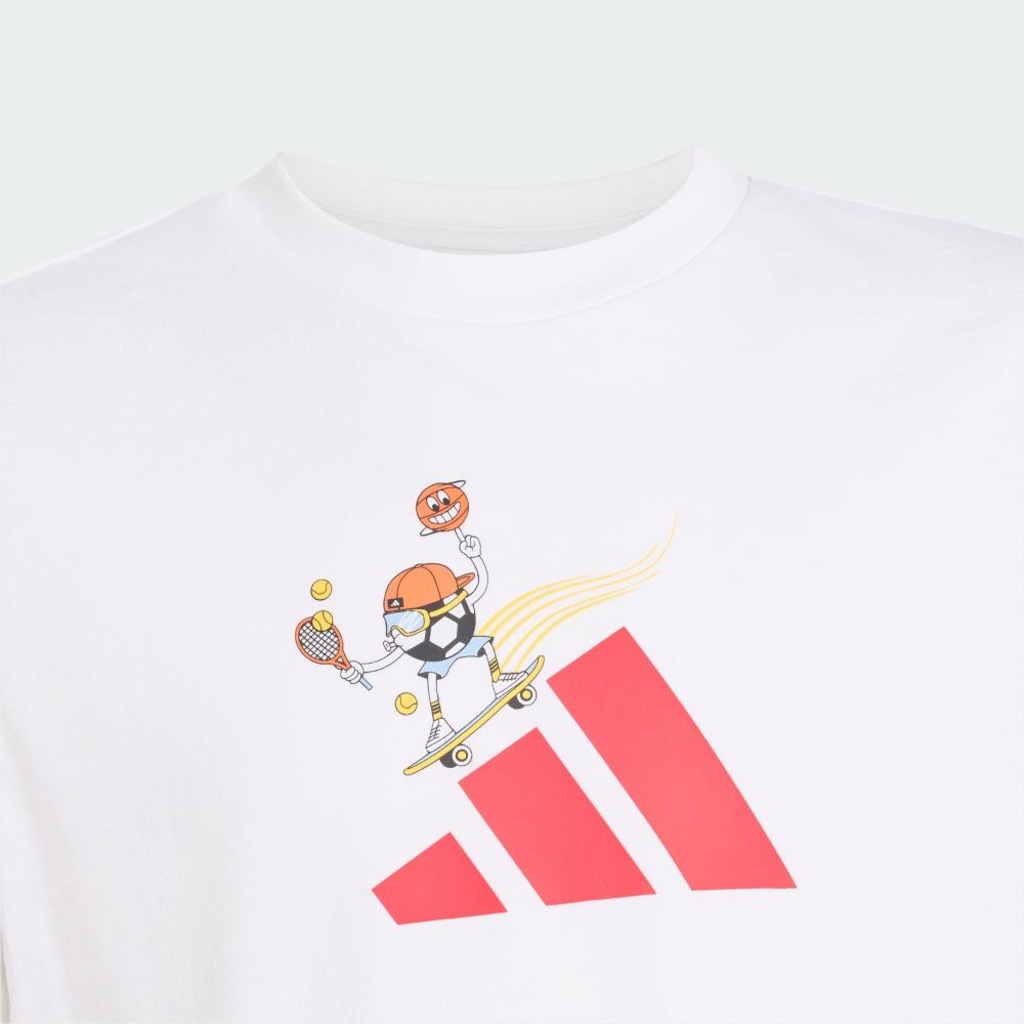Imagem 4 do produto Camiseta Estampada Inspirada No Esporte adidas Infantil