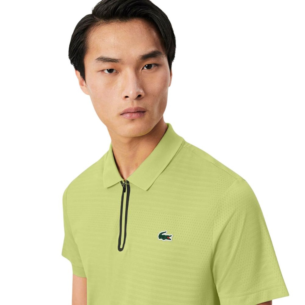 Imagem 2 do produto Camisa Polo Lacoste Tennis Ultra Dry Stretch Jacquard - Masculina
