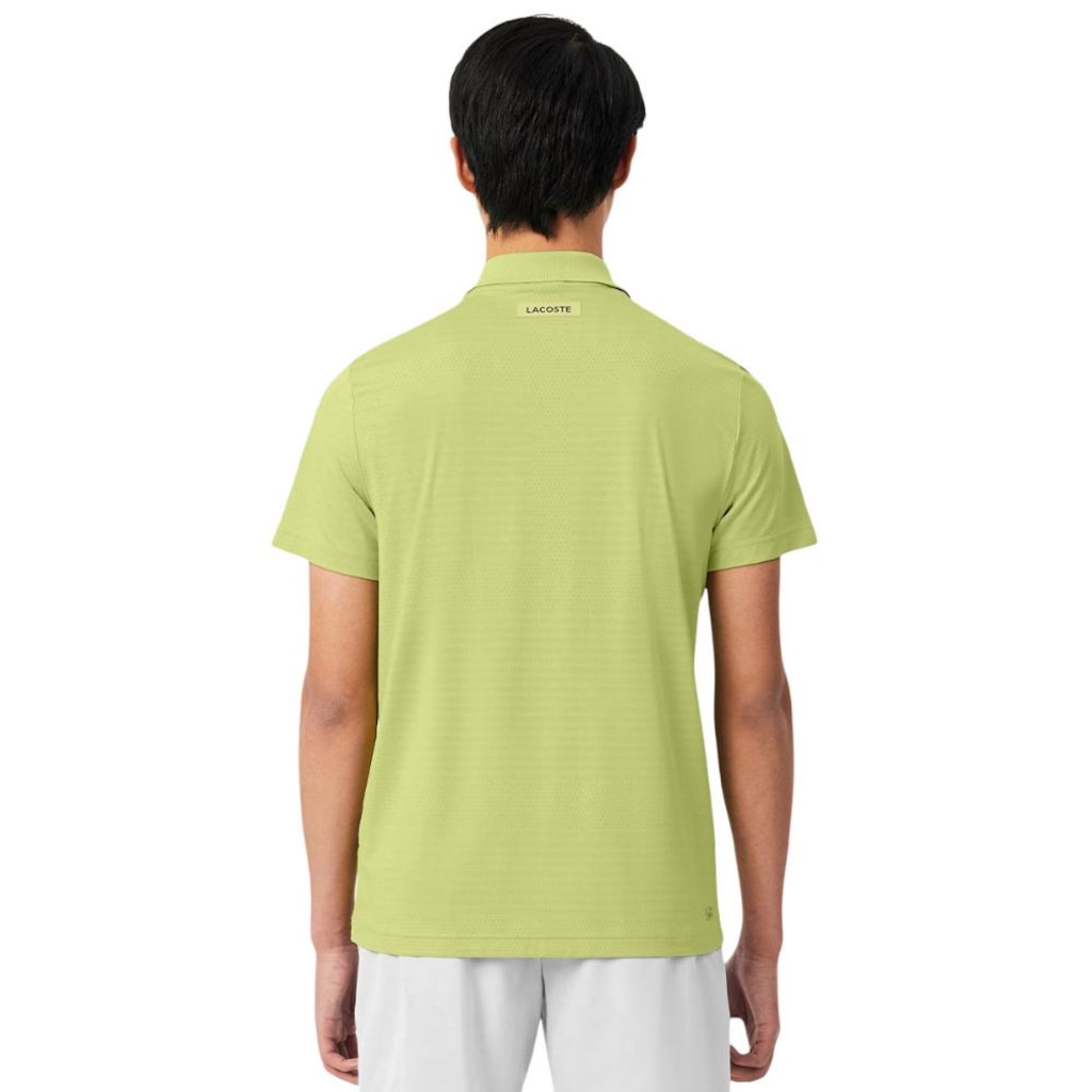 Imagem 3 do produto Camisa Polo Lacoste Tennis Ultra Dry Stretch Jacquard - Masculina