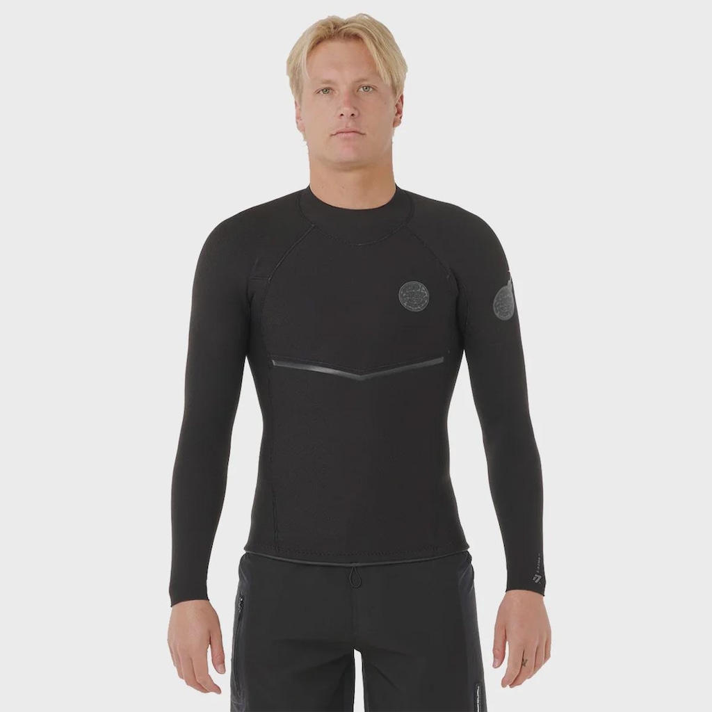 Imagem 3 do produto Jaqueta de Neoprene Masculina Rip Curl E-Bomb 1.5mm Black Importada