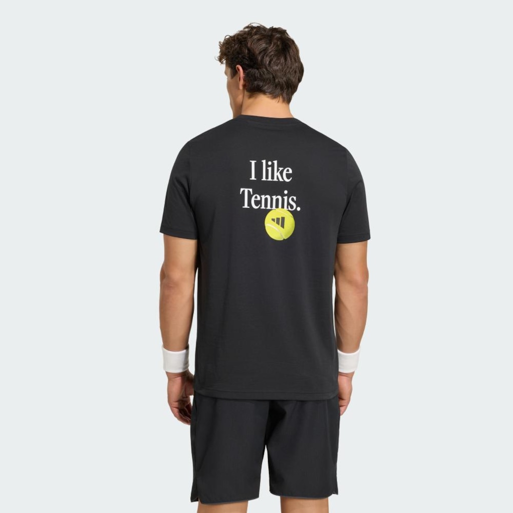 Imagem 3 do produto Camiseta Estampada adidas Tennis Masculina