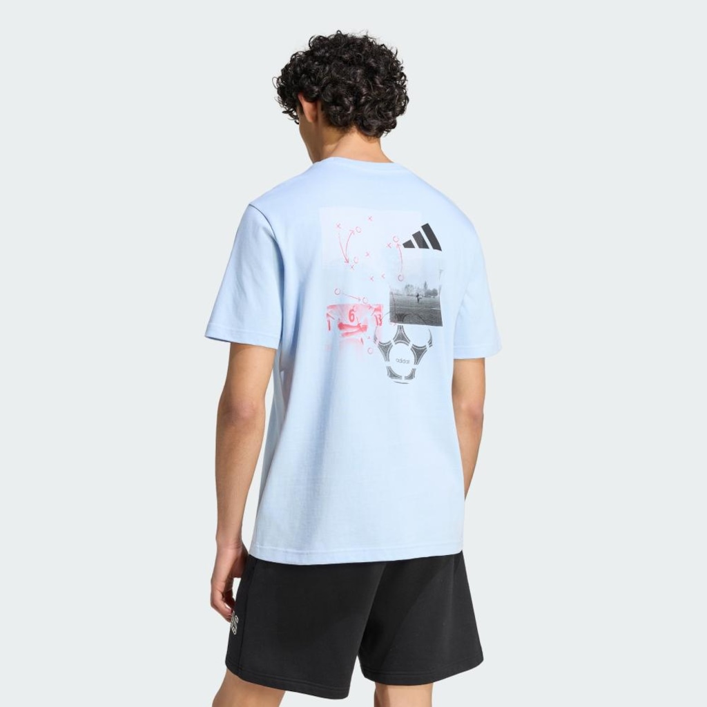 Imagem 3 do produto Camiseta adidas Estampa de Futebol Memories of Sport Masculina