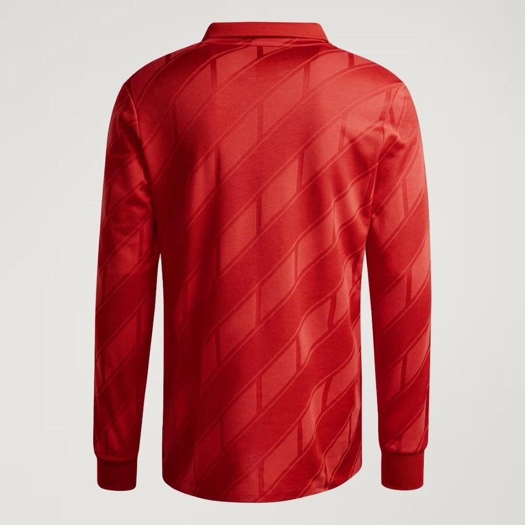 Imagem 4 do produto Camisa da Bélgica Manga Longa Retrô 1986 adidas - Masculina
