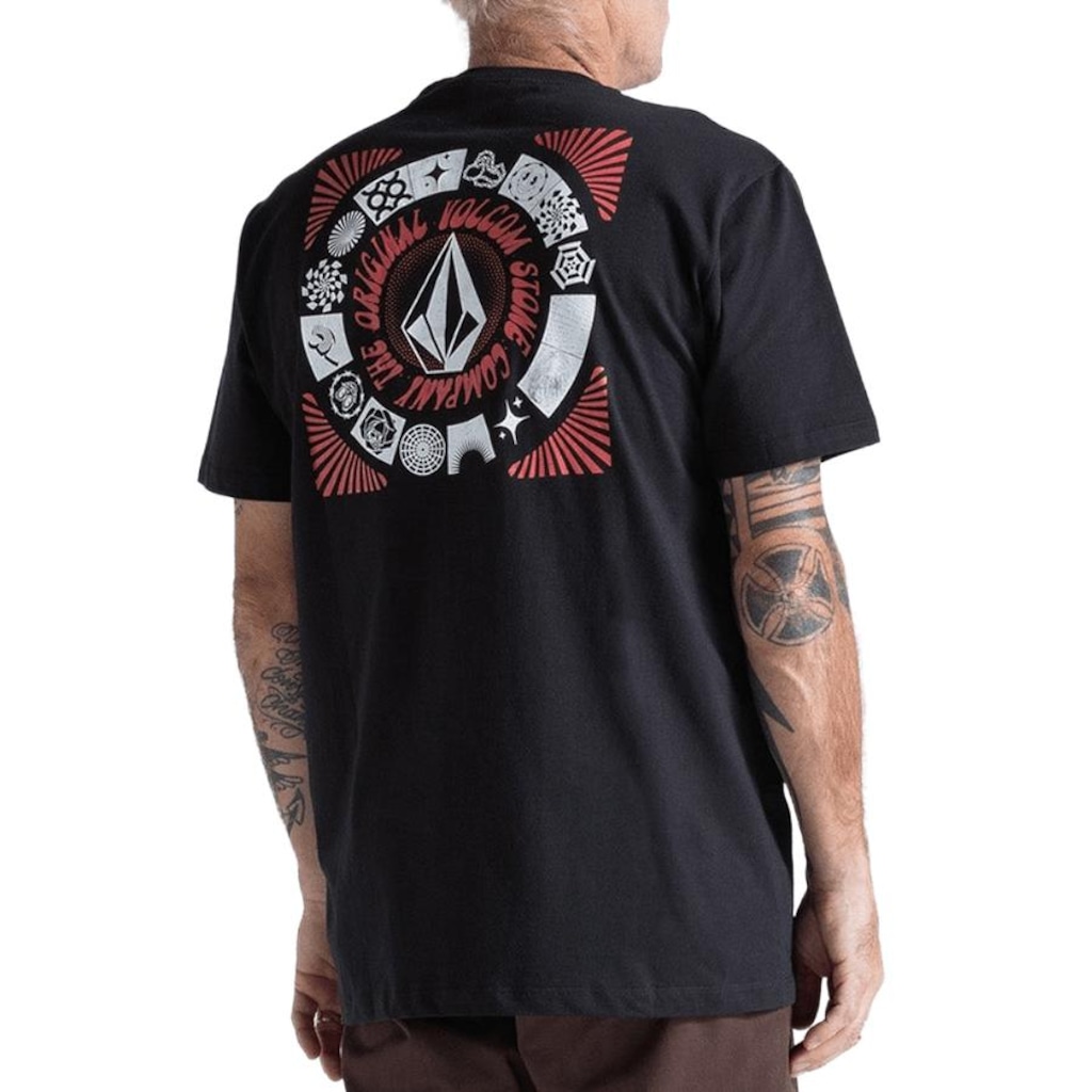 Imagem 2 do produto Camiseta Volcom Round Out - Masculina