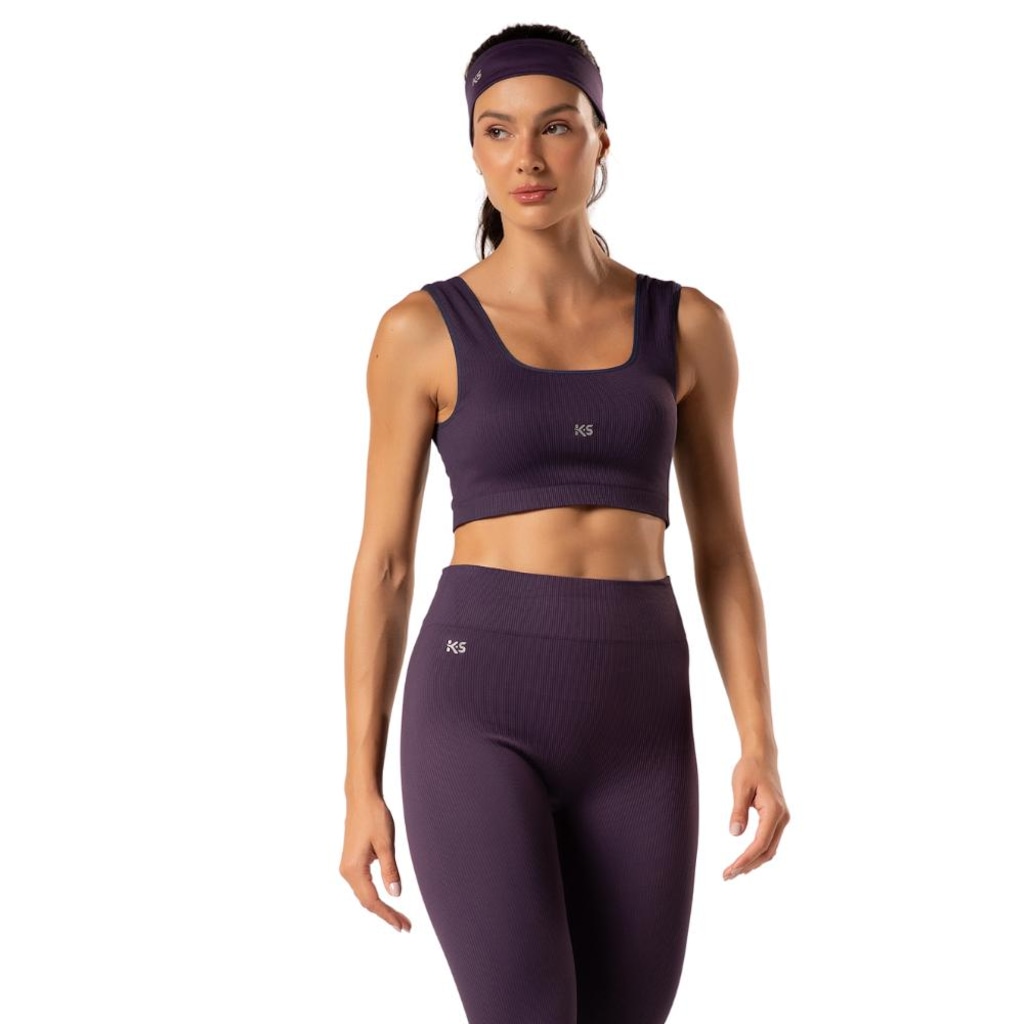 Imagem 3 do produto Top Cavado Canelado Malhas Keeper sem Costura Feminino