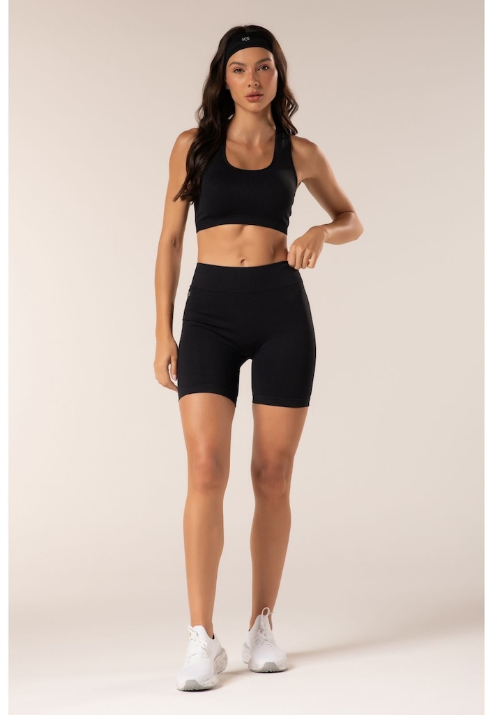 Imagem 4 do produto Bermuda Malhas Keeper Lisa sem Costura Feminina