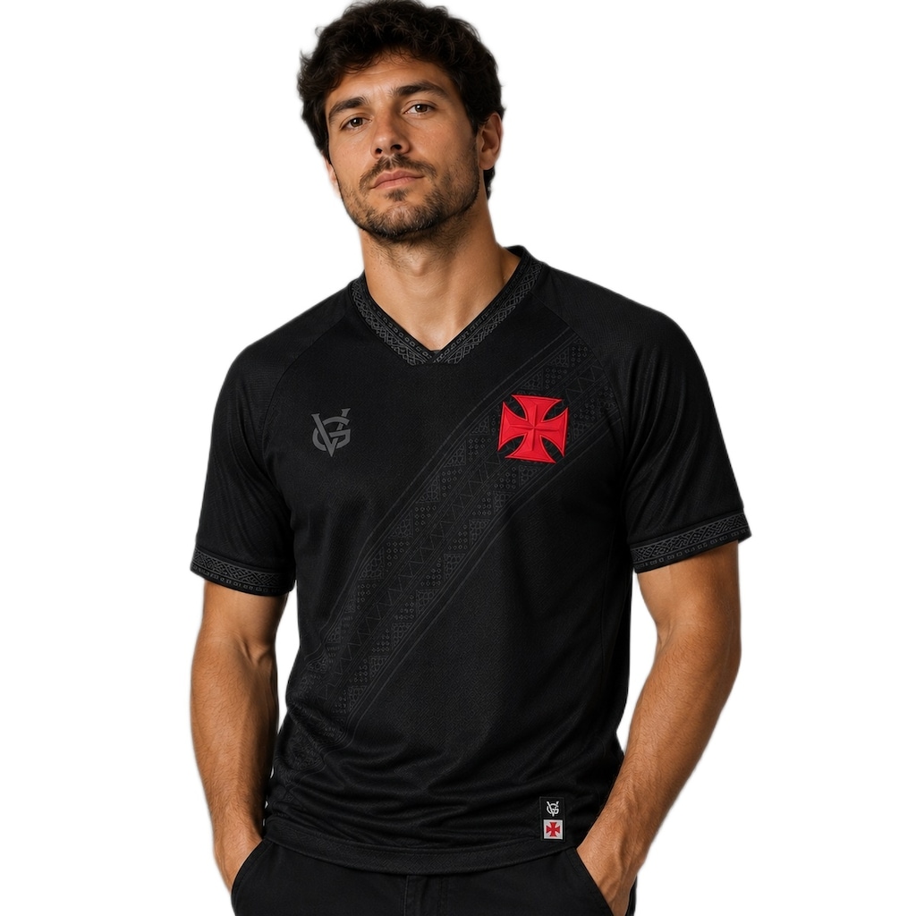Imagem 2 do produto Camisa do Vasco da Gama VG Resistência Black - Masculina