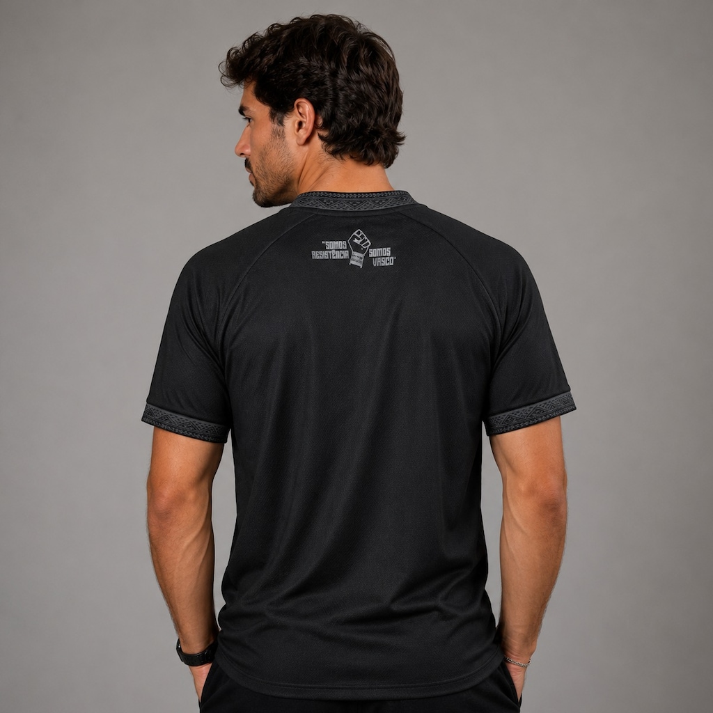 Imagem 4 do produto Camisa do Vasco da Gama VG Resistência Black - Masculina