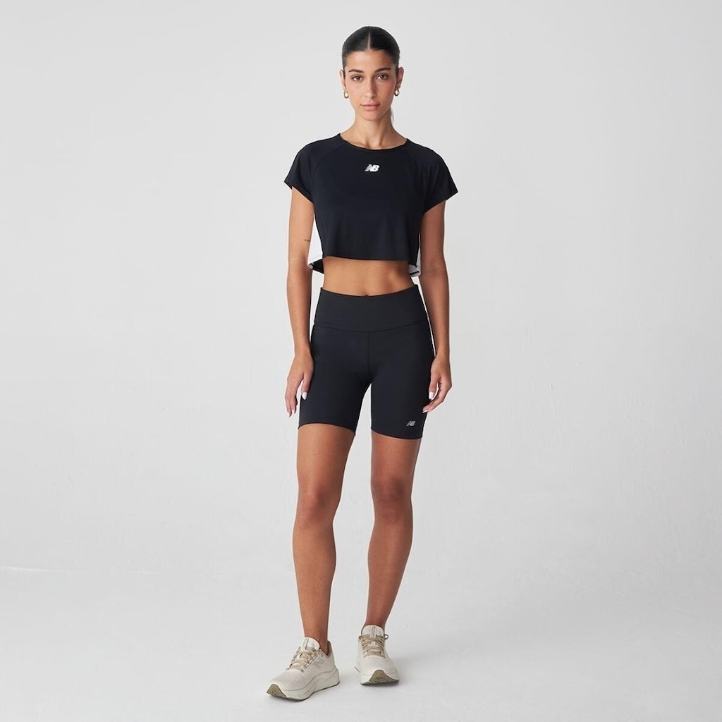 Imagem 3 do produto Camiseta Cropped New Balance Fast Days - Feminina