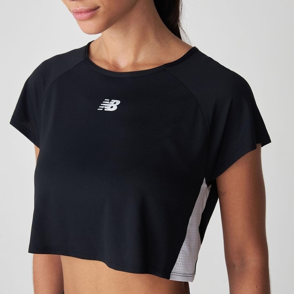 Imagem 4 do produto Camiseta Cropped New Balance Fast Days - Feminina