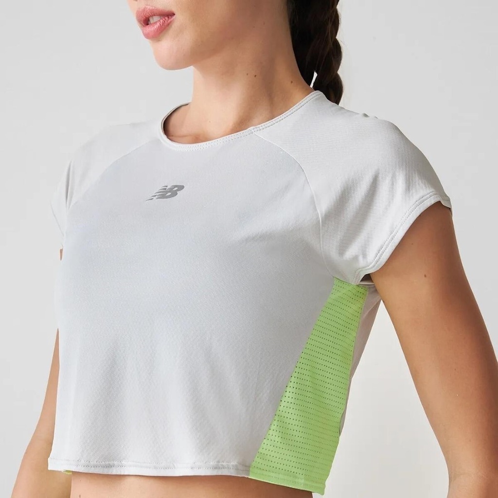 Imagem 2 do produto Camiseta Cropped New Balance Fast Days - Feminina