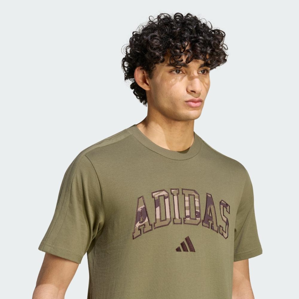 Imagem 5 do produto Camiseta adidas Seasonal Essentials Camuflada Masculina