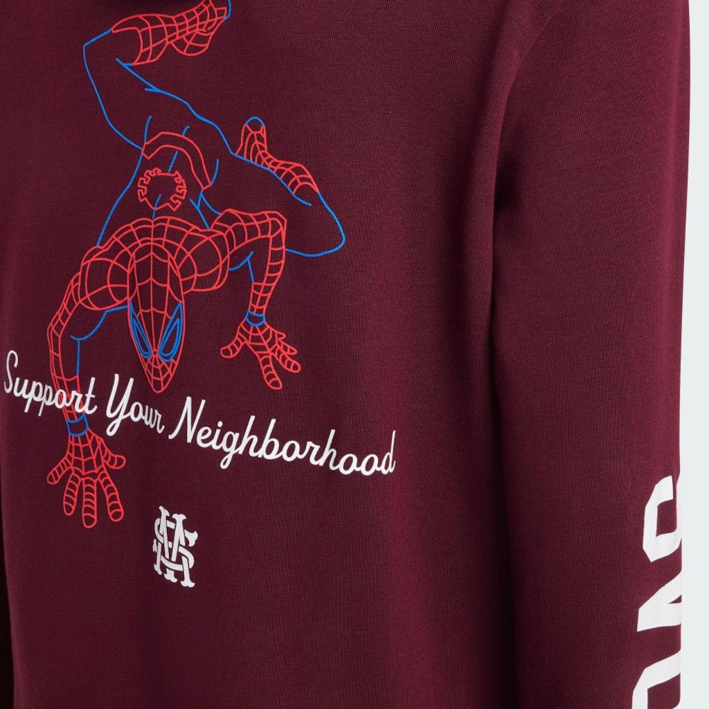 Imagem 4 do produto Blusão de Moletom adidas Marvel Spider-Man Infantil