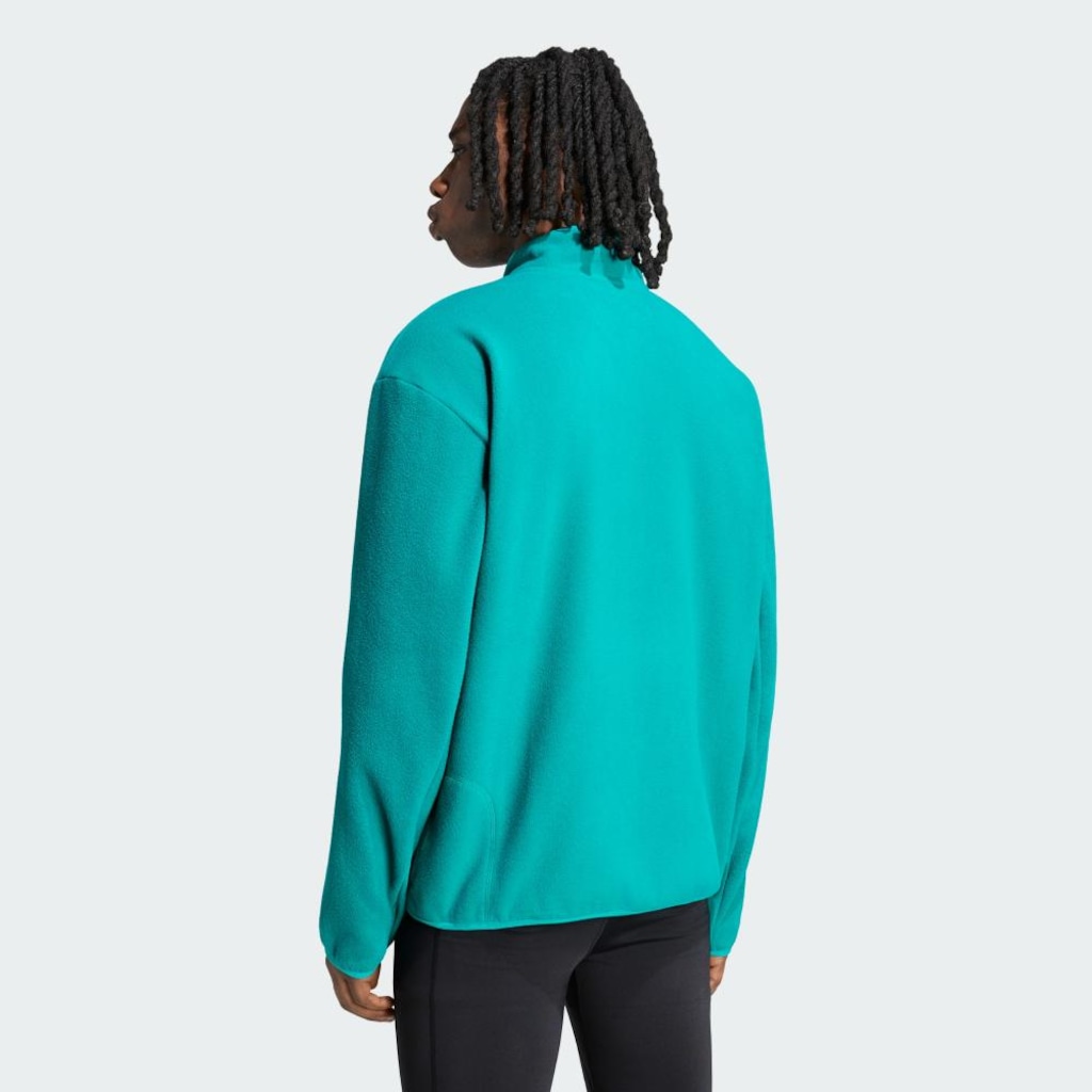 Imagem 3 do produto Blusão de Moletom Fleece Zíper Meia Altura adi365 Running Essentials Winterised adidas Masculino